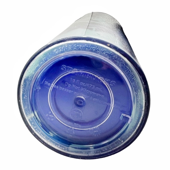 Starbucks Blue Tulip Travel Mug Tumbler - Picture 3 of 6